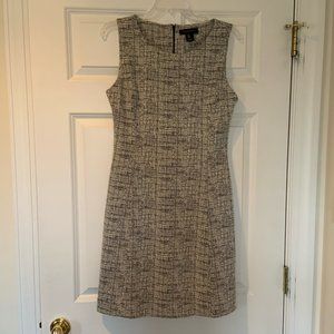 Tahari Black and White Sleeveless Dress Size 6